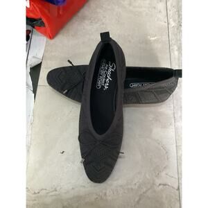 Skechers Air-Cooled Memory Foam Skimmers Sweet Class Black/Charcoal Size 8